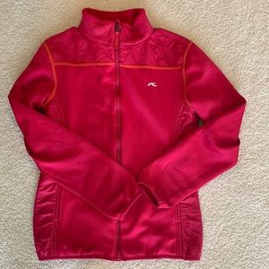 KJUS girls dark pink jacket
